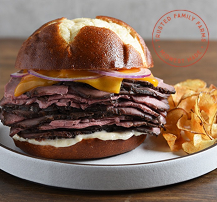 Choice Black Angus Roast Beef Di Lusso Deli